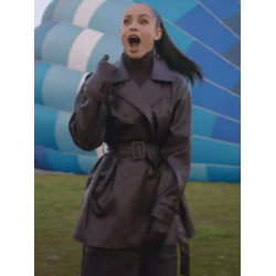 The Life List Sofia Carson Black Coat